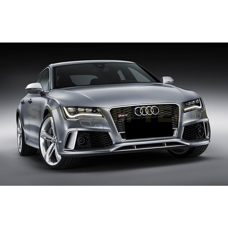 AUDI アウディ C7 4G A7 S7 RS7 スポーツバック 前期用 RSルック フロントバンパーセット PPウレタン製 バンパー エアロパーツ リップ フロントグリル 人気商品 |  | 09