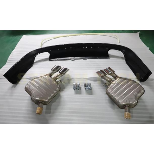 アウディA8社外ステンレスマフラー