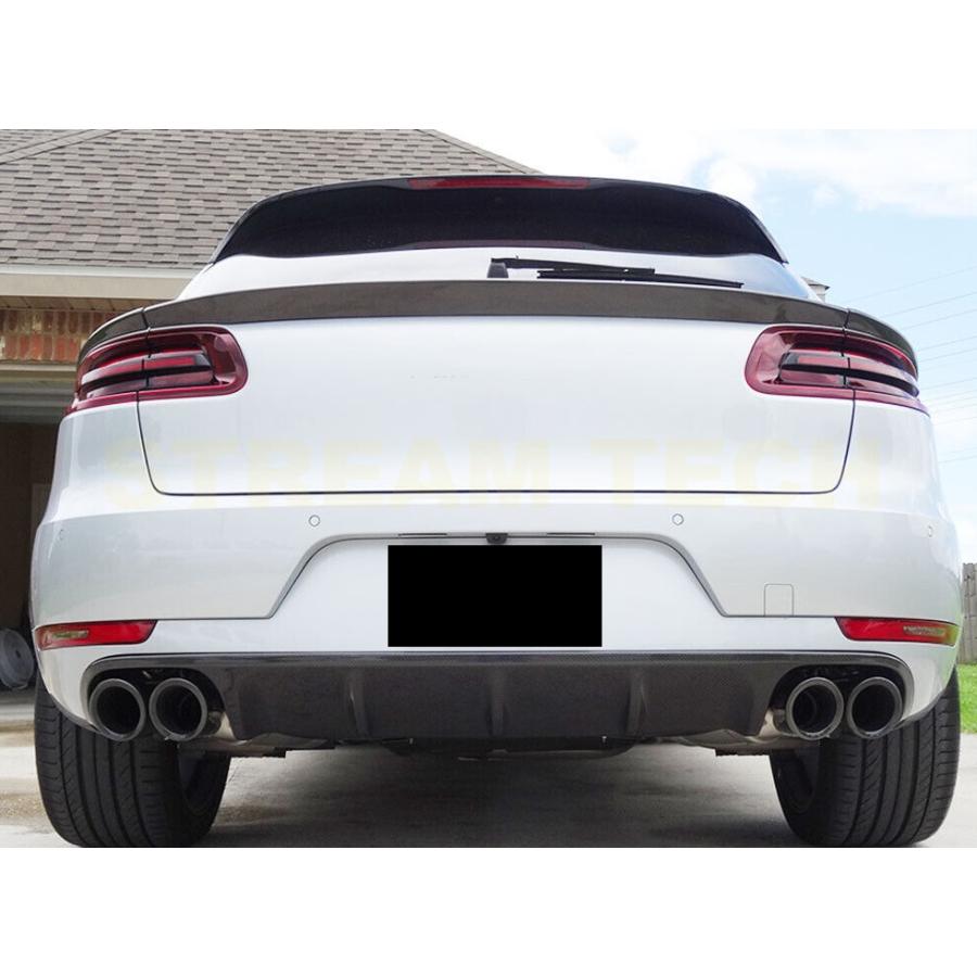 PORSCHE ポルシェ マカン用 LMタイプ カーボン トランクスポイラー 3