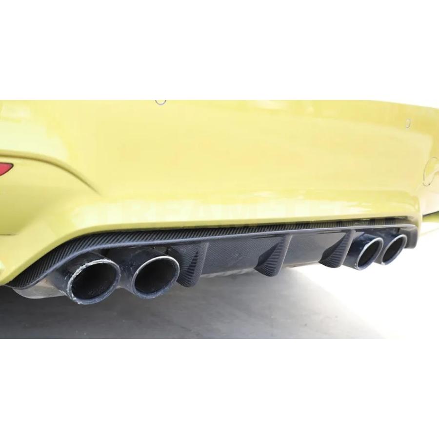 BMW F80 M3 F82 F83 M4用 Mパフォーマンスタイプ カーボン リアディフューザー リアアンダースポイラー リアリップ バンパーリップ 綾織 Mシリーズ 人気商品 |  | 11