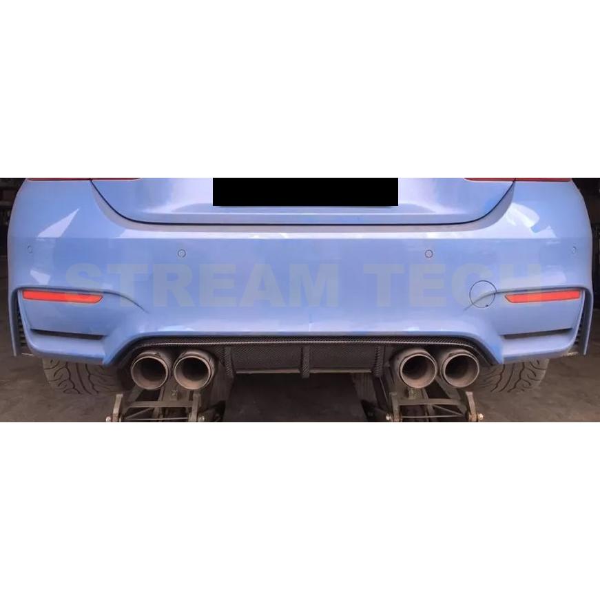 BMW F80 M3 F82 F83 M4用 Mパフォーマンスタイプ カーボン リアディフューザー リアアンダースポイラー リアリップ バンパーリップ 綾織 Mシリーズ 人気商品 |  | 02