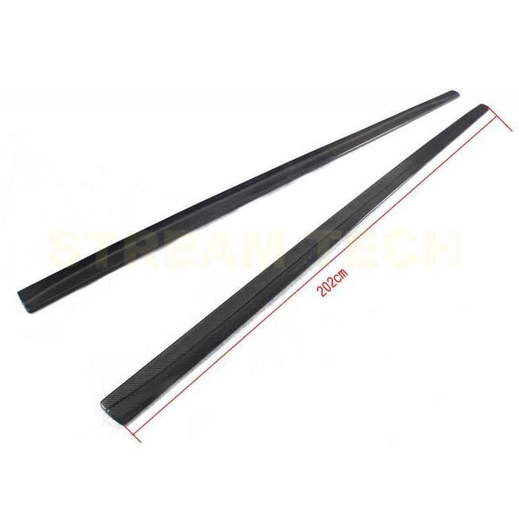 BMW F32 F33 F36 4シリーズ Mスポーツ用 パフォーマンスタイプ カーボン サイドスカート サイドスポイラー アンダースカート サイドステップ 綾織カーボン 人気 |  | 05