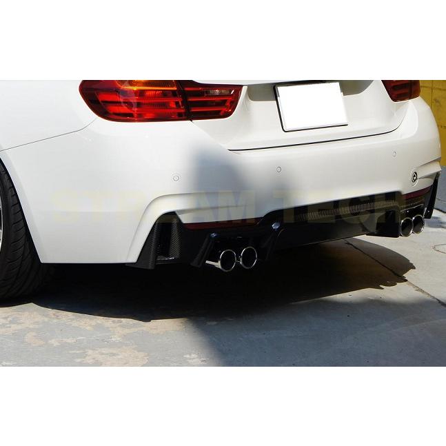BMW F32 F33 F36 4シリーズ Mスポーツ用 ECCタイプ カーボン リアディフューザー リアアンダースポイラー リアリップ バンパーリップ カーボンリップ 綾織 人気 | 