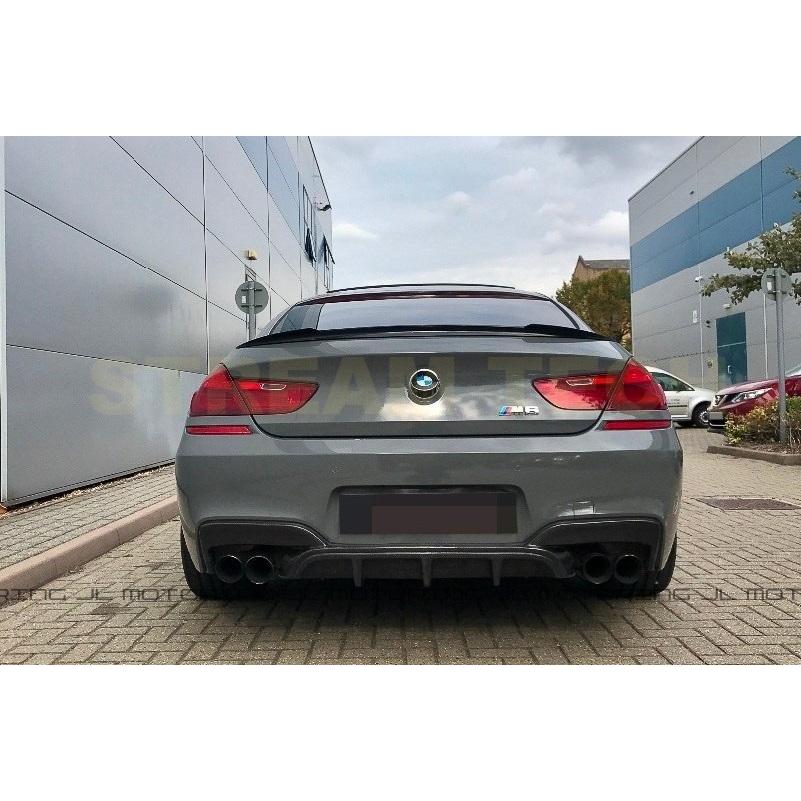 BMW F06 F12 F13 6シリーズ Mスポーツ M6用 パフォーマンスタイプ カーボン リアディフューザー リアアンダースポイラー リアリップ 綾織カーボン Mシリーズ｜streamtech｜06