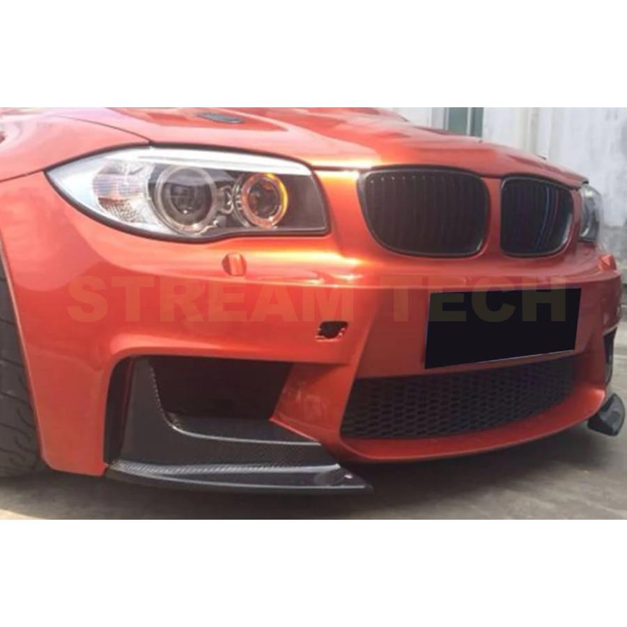 BMW E82 1M クーペ用 カーボン フロントスプリッター バンパースプリッター フロントカナード フロントリップ リップスポイラー 綾織カーボン 1シリーズ 人気 |  | 12
