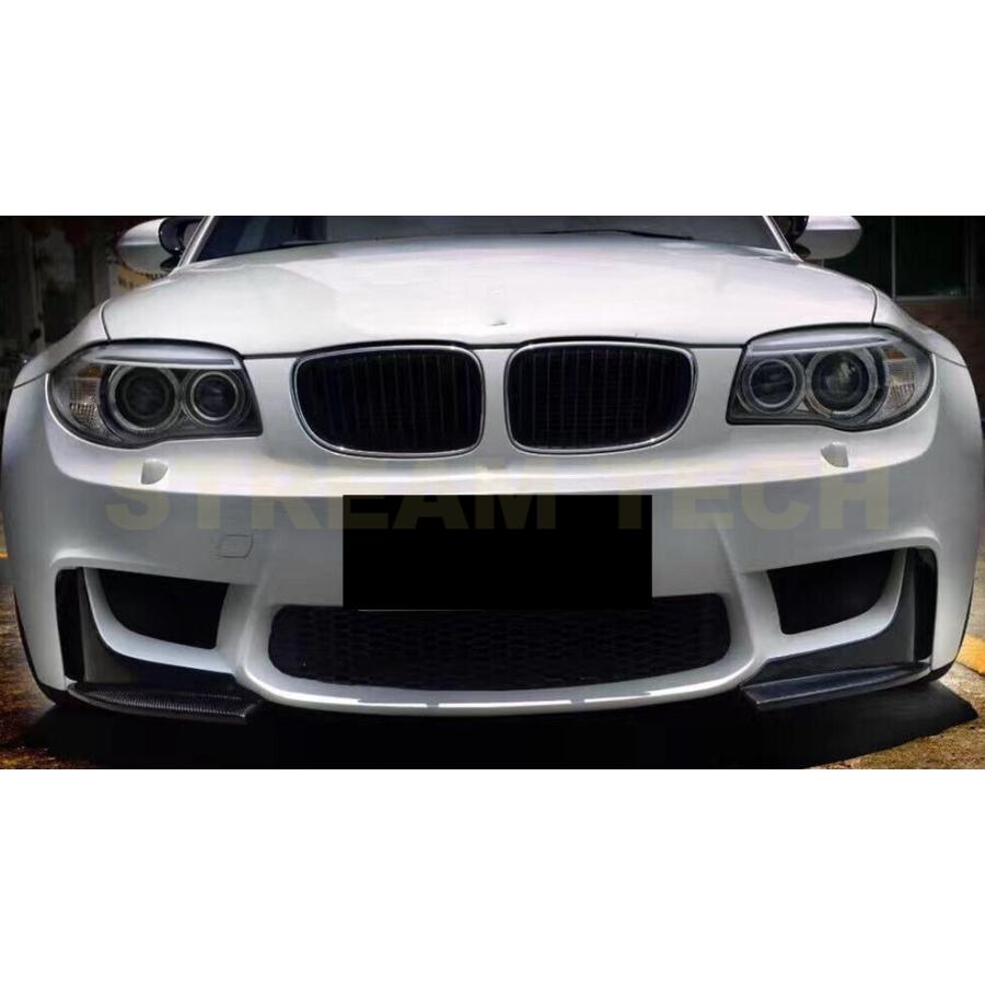 BMW E82 1M クーペ用 カーボン フロントスプリッター バンパースプリッター フロントカナード フロントリップ リップスポイラー 綾織カーボン 1シリーズ 人気 |  | 13