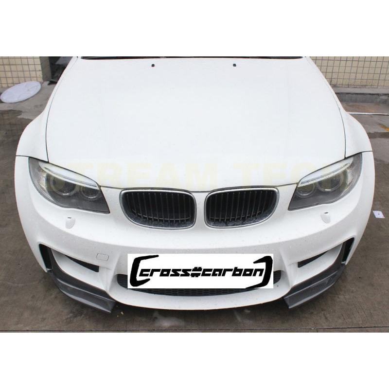 BMW E82 1M クーペ用 カーボン フロントスプリッター バンパースプリッター フロントカナード フロントリップ リップスポイラー 綾織カーボン 1シリーズ 人気 |  | 01