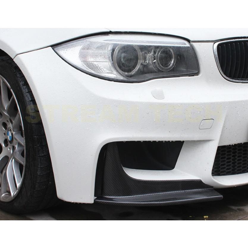 BMW E82 1M クーペ用 カーボン フロントスプリッター バンパースプリッター フロントカナード フロントリップ リップスポイラー 綾織カーボン 1シリーズ 人気 |  | 02