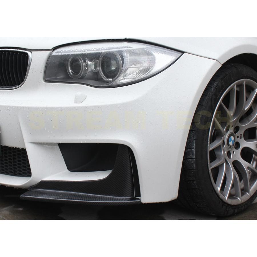 BMW E82 1M クーペ用 カーボン フロントスプリッター バンパースプリッター フロントカナード フロントリップ リップスポイラー 綾織カーボン 1シリーズ 人気 |  | 03