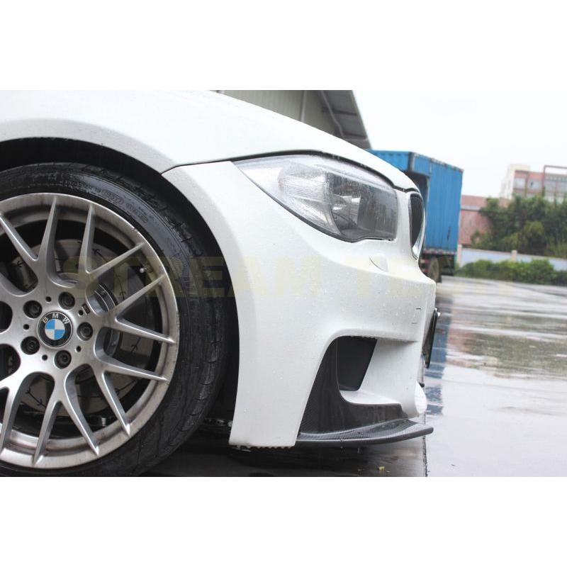 BMW E82 1M クーペ用 カーボン フロントスプリッター バンパースプリッター フロントカナード フロントリップ リップスポイラー 綾織カーボン 1シリーズ 人気 |  | 06