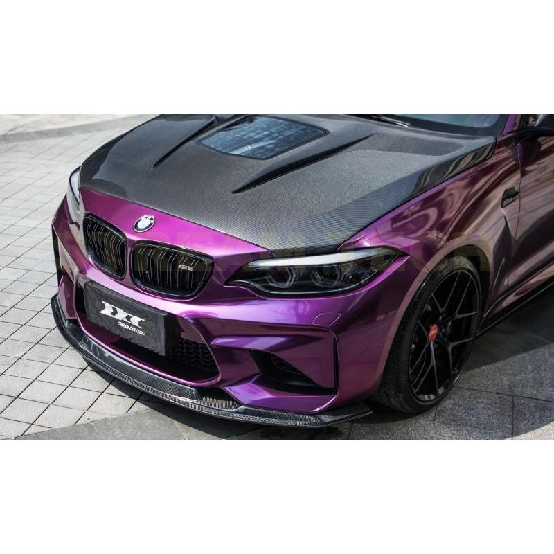 BMW F87 M2用 天窓 ダクト付き カーボン ボンネット エンジンフード カーボンフード トランスパレントボンネット 綾織カーボン Mシリーズ コンペティション 人気 |  | 01