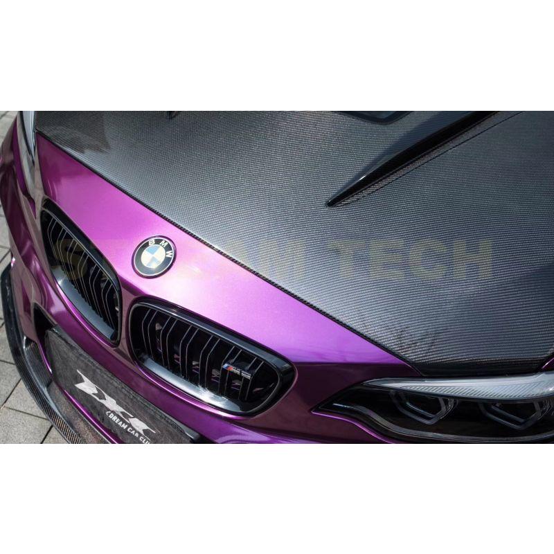 BMW F87 M2用 天窓 ダクト付き カーボン ボンネット エンジンフード カーボンフード トランスパレントボンネット 綾織カーボン Mシリーズ コンペティション 人気 |  | 02