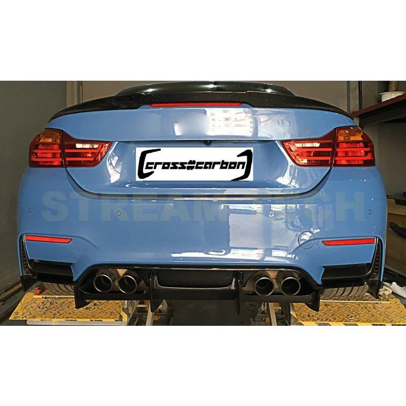 BMW F80 M3 F82 F83 M4用 ドライカーボン リアバンパースプリッター