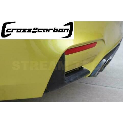 BMW F80 M3 F82 F83 M4用 ドライカーボン リアバンパースプリッター