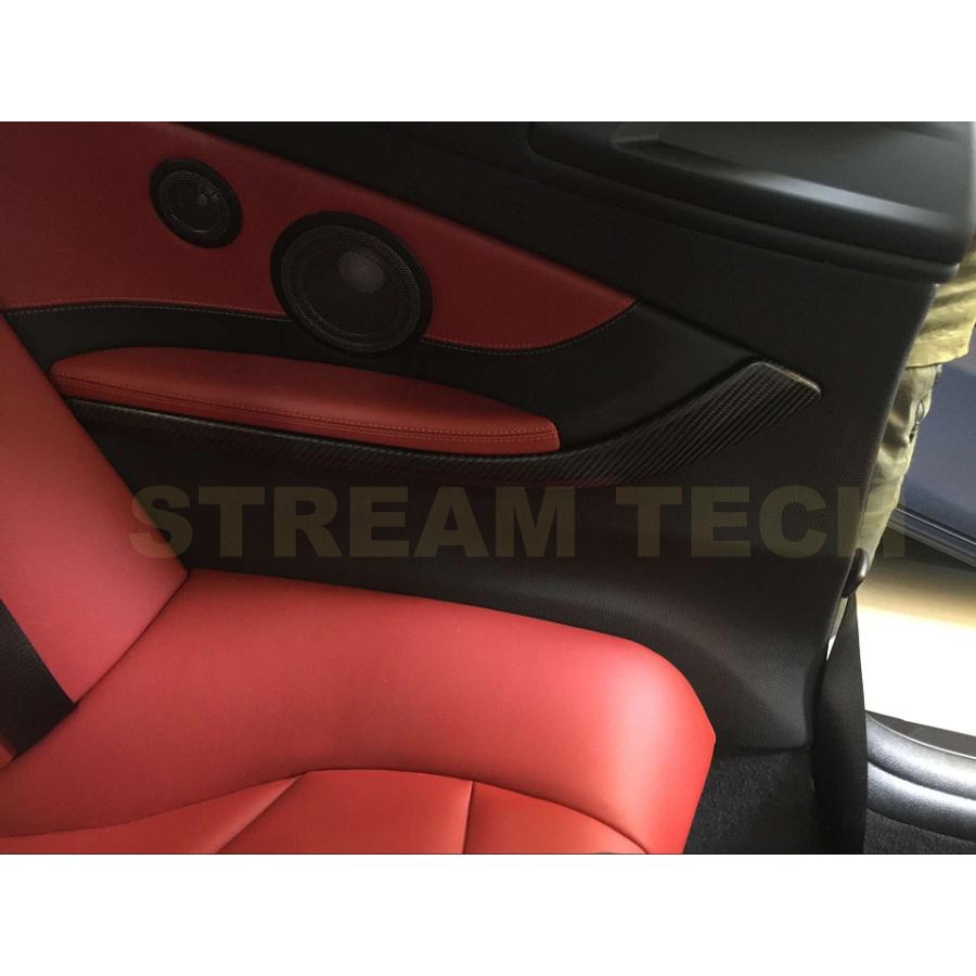 BMW F82 F83 M4 F32 F33 4シリーズ用 リアルカーボン ドアトリム 4点 