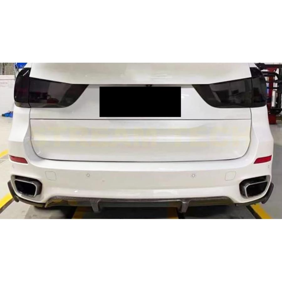 BMW F15 X5 Mスポーツ用 パフォーマンスタイプ カーボン リアディフューザー リアアンダースポイラー リアバンパーリップ リアリップ カーボンリップ 綾織 人気 |  | 02