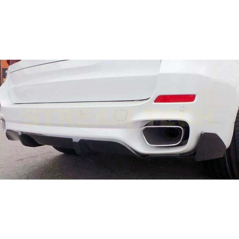 BMW F15 X5 Mスポーツ用 パフォーマンスタイプ カーボン リアスプリッター バンパースプリッター カーボンスプリッター 綾織カーボン Xシリーズ 人気商品 | 