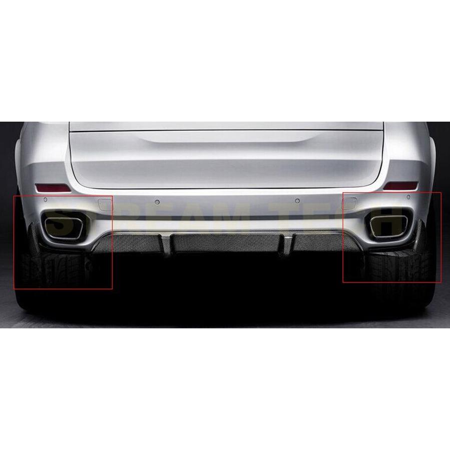 BMW F15 X5 Mスポーツ用 パフォーマンスタイプ カーボン リアスプリッター バンパースプリッター カーボンスプリッター 綾織カーボン Xシリーズ 人気商品 |  | 02