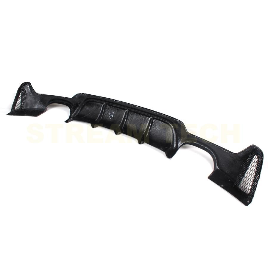 BMW F32 F33 F36 4シリーズ Mスポーツ用 パフォーマンスタイプ カーボン リアディフューザー 左右4本出し リアアンダースポイラー リアバンパーリップ 綾織 人気 |  | 10