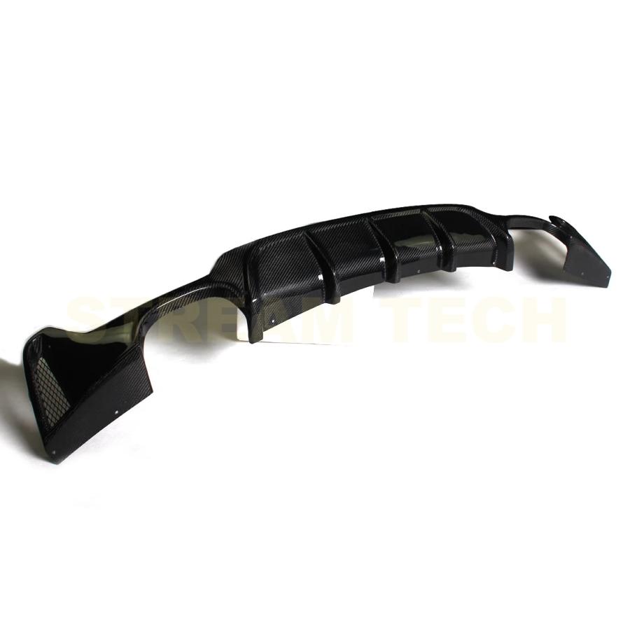 BMW F32 F33 F36 4シリーズ Mスポーツ用 パフォーマンスタイプ カーボン リアディフューザー 左右4本出し リアアンダースポイラー リアバンパーリップ 綾織 人気 |  | 04