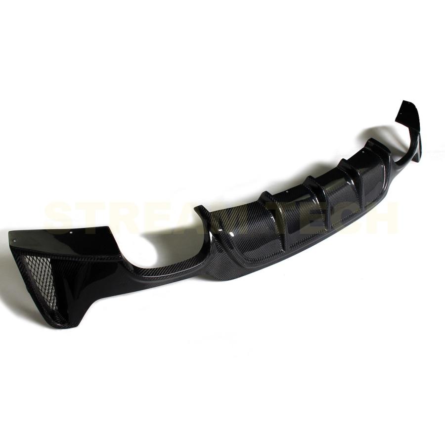 BMW F32 F33 F36 4シリーズ Mスポーツ用 パフォーマンスタイプ カーボン リアディフューザー 左右4本出し リアアンダースポイラー リアバンパーリップ 綾織 人気 |  | 05