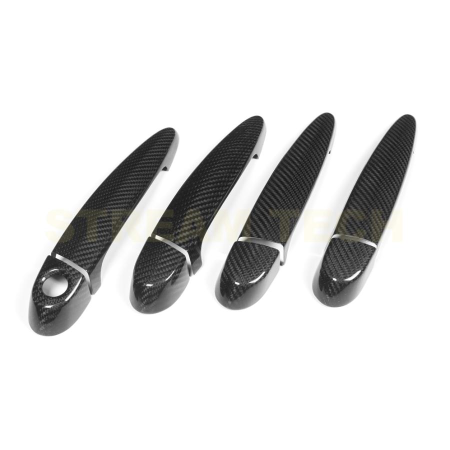 BMW 汎用 リアルカーボン ドアノブパネル 4点セット ドアノブカバー ドアハンドルカバー カーボンカバー ガーニッシュ Eシリーズ Fシリーズ 人気商品 |  | 02