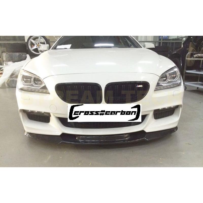 BMW F06 F12 F13 6シリーズ Mスポーツ用 VRタイプ カーボン フロントスポイラー フロントリップ リップスポイラー アンダーリップ バンパーリップ 綾織 人気商品 | 