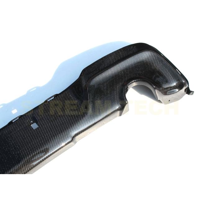 BMW F20 1シリーズ 116 120 Mスポーツ 前期用 カーボン リアディフューザー 左右2本出し リアアンダースポイラー リアリップ バンパーリップ 綾織カーボン |  | 05