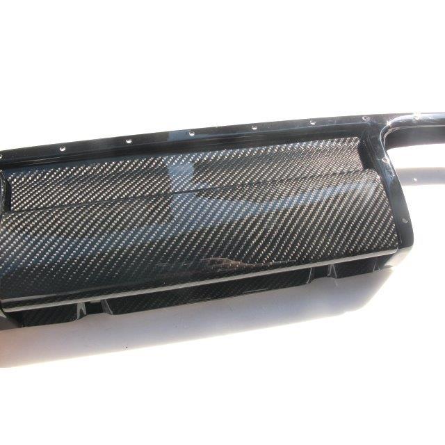 BMW E46 M3用 カーボン リアディフューザー ブラックタイプ リアアンダースポイラー リアバンパーリップ カーボンリップ 綾織カーボン Mシリーズ |  | 03