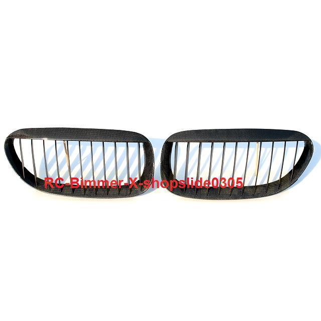 BMW E63 E64 6シリーズ用 リアルカーボン キドニーグリル センターグリル フロントグリル ラジエターグリル バンパーグリル パフォーマンス M6 人気商品 |  | 01