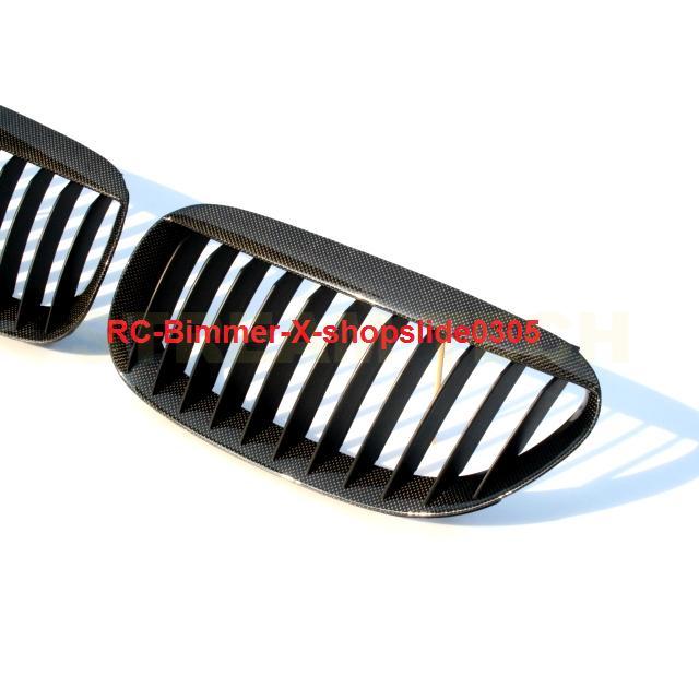 BMW E63 E64 6シリーズ用 リアルカーボン キドニーグリル センターグリル フロントグリル ラジエターグリル バンパーグリル パフォーマンス M6 人気商品 |  | 03