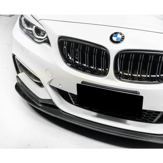 D*A様  2シリーズ クーペ フロントバンパー USDM アルピンホワイ BMW F22 F23 2シリーズ Mスポーツ用 3Dスタイル カーボン