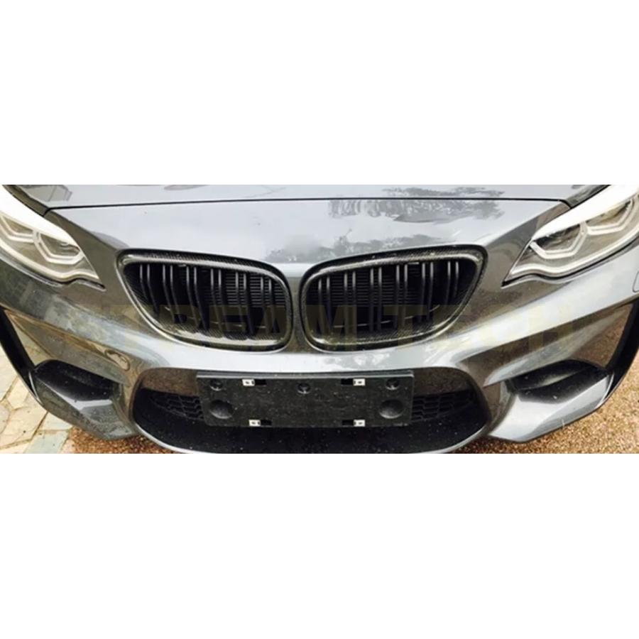 BMW F22 F23 2シリーズ用 Mタイプ リアルカーボン キドニー BMW F22 F23 2シリーズ用 Mタイプ リアルカーボン キドニー