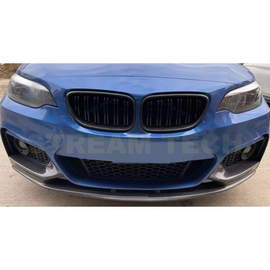 BMW F22 F23 2シリーズ用 Mタイプ リアルカーボン キドニーグリル センターグリル フロントグリル ラジエターグリル バンパーグリル 綾織 F87 M2 人気商品 |  | 08