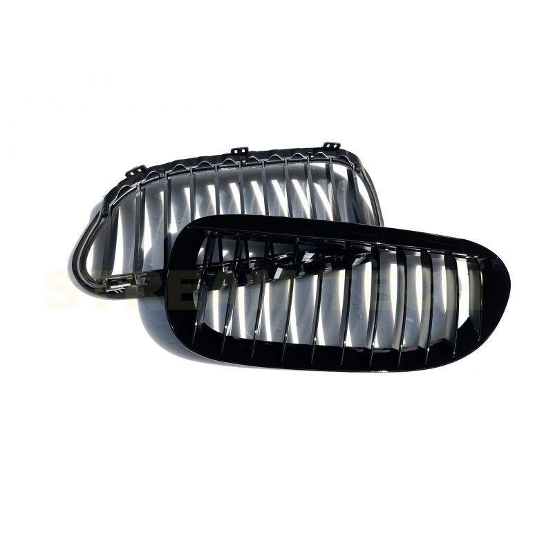 BMW E63 E64 6シリーズ用 艶有ブラック キドニーグリル センターグリル フロントグリル ラジエターグリル バンパーグリル パフォーマンス M6 人気商品 |  | 06