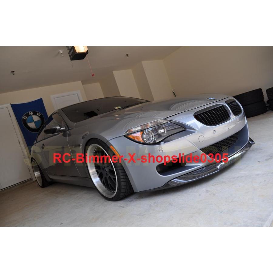 BMW E63 E64 M6用 VRSタイプ カーボン フロントスポイラー リップスポイラー フロントリップ バンパーリップ アンダーリップ シュタイナー 人気商品 |  | 04