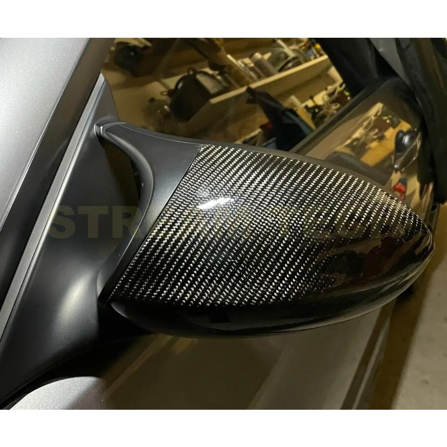 BMW E90 E92 E93 M3用 カーボン ミラーカバー 交換式 サイドミラー 
