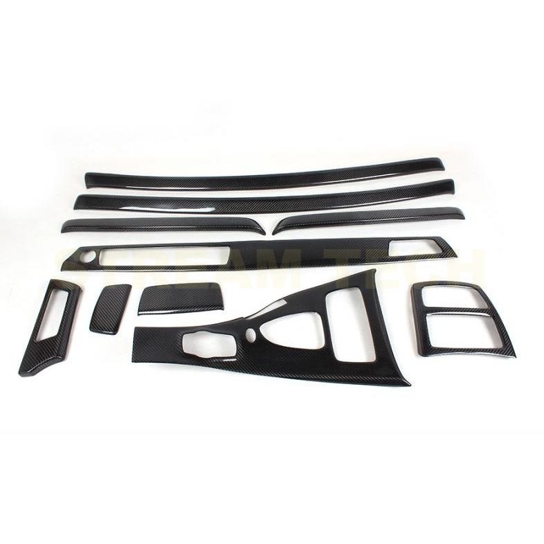 BMW E92 E93 M3用 リアルカーボン インテリアパネル 10点セット インパネ カーボンパネル カーボントリム カーボンガーニッシュ 綾織カーボン Mシリーズ 人気 |  | 02
