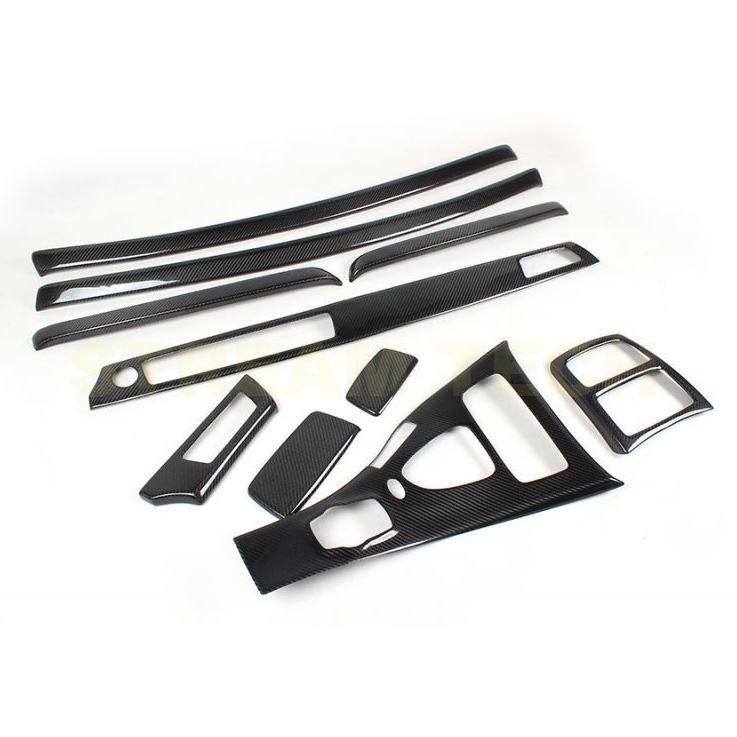 BMW E92 E93 M3用 リアルカーボン インテリアパネル 10点セット インパネ カーボンパネル カーボントリム カーボンガーニッシュ 綾織カーボン Mシリーズ 人気 |  | 03