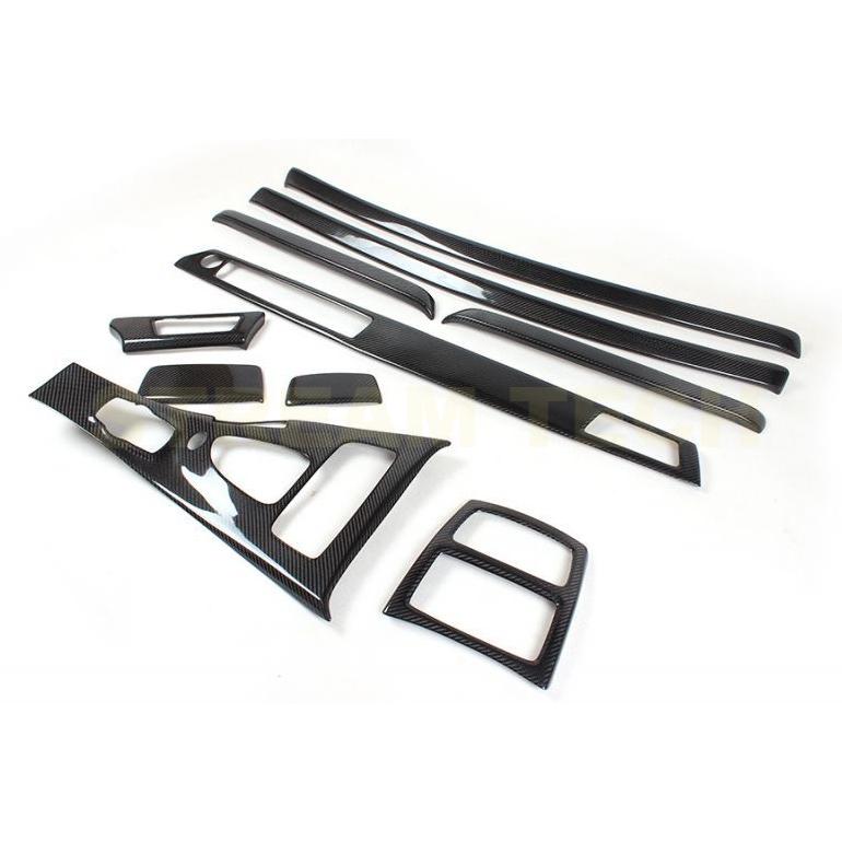 BMW E92 E93 M3用 リアルカーボン インテリアパネル 10点セット インパネ カーボンパネル カーボントリム カーボンガーニッシュ 綾織カーボン Mシリーズ 人気 |  | 04