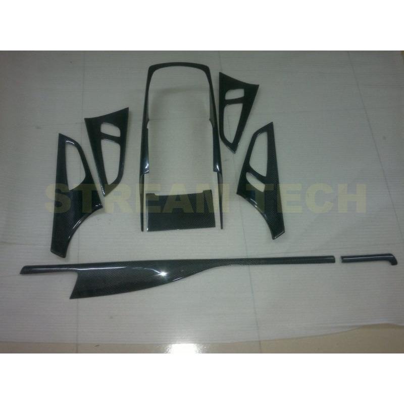 AUDI アウディ 4G A7 S7 左ハンドル用 リアルカーボン インテリアパネル 8点セット カーボンパネル ダッシュボードパネル インパネ ガーニッシュ 内装パーツ |  | 01