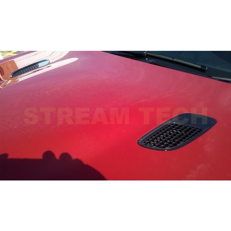 BMW E90 E92 E93 M3用 カーボン ボンネット ダクトカバー 2点