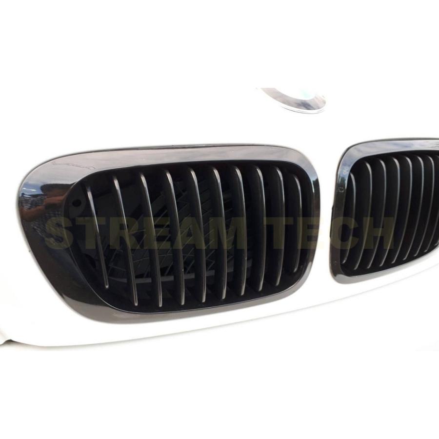 BMW E46 3シリーズ 前期 セダン ワゴン用 艶有ブラック キドニーグリル センターグリル フロントグリル ラジエターグリル バンパーグリル 人気商品 |  | 02
