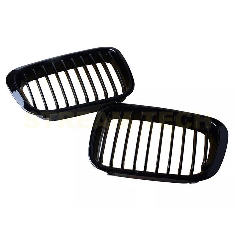 BMW E46 3シリーズ 前期 セダン ワゴン用 艶有ブラック キドニーグリル センターグリル フロントグリル ラジエターグリル バンパーグリル 人気商品 |  | 03