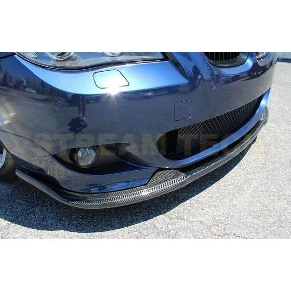 BMW E60 E61 5シリーズ Mスポーツ用 HAMタイプ カーボン フロントスポイラー リップスポイラー フロントリップ アンダーリップ バンパーリップ 綾織 人気商品 | 
