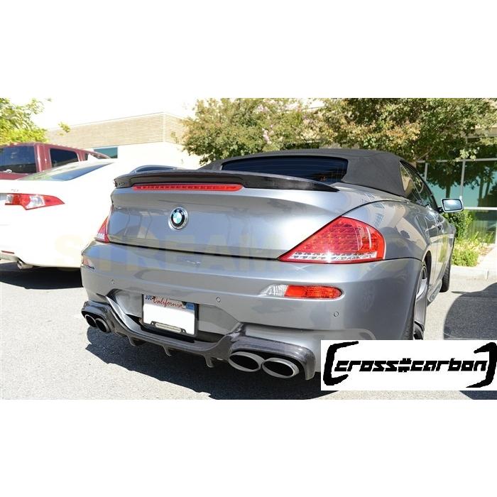 BMW E63 6シリーズ クーペ 後期用 Mタイプ カーボン トランクスポイラー リアスポイラー チンスポイラー リアウイング カーボンウイング 綾織 M6 人気商品 | 