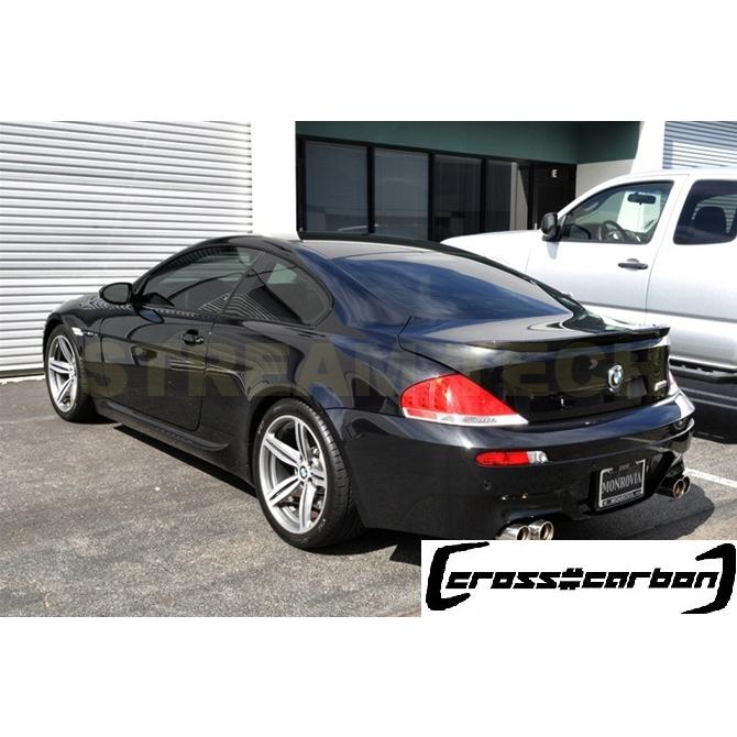 BMW E63 6シリーズ クーペ 後期用 Mタイプ カーボン トランクスポイラー リアスポイラー チンスポイラー リアウイング カーボンウイング 綾織 M6 人気商品 |  | 07