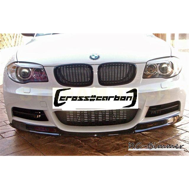 BMW E82 1シリーズ Mスポーツ用 VRSタイプ カーボン フロントスポイラー リップスポイラー フロントリップ アンダーリップ バンパーリップ カーボンリップ 人気 | 