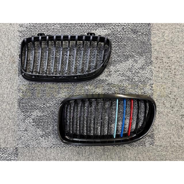 BMW E90 E91 3シリーズ 後期 LCI用 トリプルカラー キドニーグリル フロントグリル センターグリル ラジエターグリル バンパーグリル Mカラー 艶黒 人気商品 |  | 11