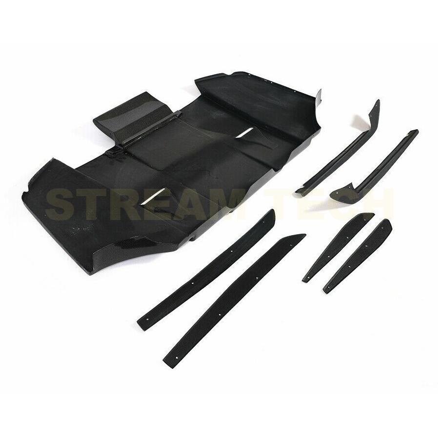 BMW E92 E93 M3用 VRSタイプ カーボン リアディフューザー 7ピース リアアンダースポイラー リアリップ バンパーリップ 綾織カーボン 軽量 DTM Mシリーズ 人気 |  | 14